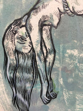 Load image into Gallery viewer, Witch Hunt, Acrylic Painting and Ink Drawing, Original art