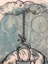 Load image into Gallery viewer, Witch Hunt, Acrylic Painting and Ink Drawing, Original art