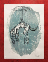 Load image into Gallery viewer, Witch Hunt, Acrylic Painting and Ink Drawing, Original art