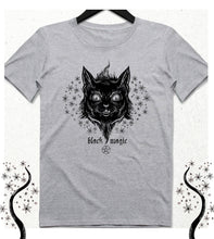 Load image into Gallery viewer, Black Cat Tshirt
