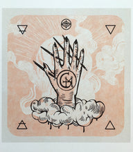 Load image into Gallery viewer, Protective Sigil Magic Art, Talisman Art print, Sigil Writing for Protection from Evil Person, Sigil design, Talisman