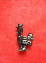 Load image into Gallery viewer, Rooster Figurine, Handmade Basalt