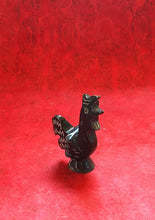 Load image into Gallery viewer, Rooster Figurine, Handmade Basalt