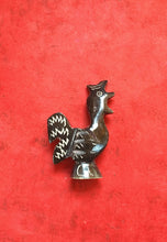 Load image into Gallery viewer, Rooster Figurine, Handmade Basalt
