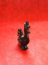 Load image into Gallery viewer, Rooster Figurine, Handmade Basalt