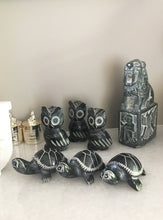 Load image into Gallery viewer, Rooster Figurine, Handmade Basalt