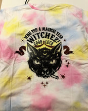 Load image into Gallery viewer, Heat transfer vinly sticker, Rebel Black Cat, Black glitter / Black flex soft vinyl