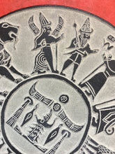 Load image into Gallery viewer, Babylonian - Hittite Gods on Stone Disc, Sumerian gift