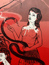 Load image into Gallery viewer, Abraxas, Gnostic God, Screenprint 19.5"x22.4",  1 Left!