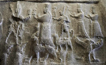 Load image into Gallery viewer, Hittite Painted Relief Sculpture Mesopotamian Pantheon, Sumerian gift