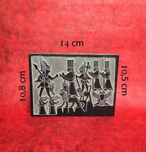 Load image into Gallery viewer, Hittite Painted Relief Sculpture Mesopotamian Pantheon, Sumerian gift