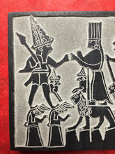 Load image into Gallery viewer, Hittite Painted Relief Sculpture Mesopotamian Pantheon, Sumerian gift