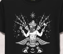 Load image into Gallery viewer, Enki T-shirt, Sky and Storm God