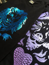 Load image into Gallery viewer, Lilac Metallic Cat T-shirt