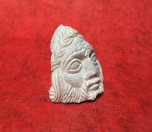 Load image into Gallery viewer, Zeus Statue, Hand made stone sculpture, Greek Gods Statue, Raw Serpentine Stone