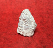 Load image into Gallery viewer, Zeus Statue, Hand made stone sculpture, Greek Gods Statue, Raw Serpentine Stone