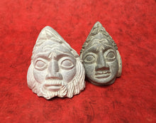 Load image into Gallery viewer, Zeus Statue, Hand made stone sculpture, Greek Gods Statue, Raw Serpentine Stone