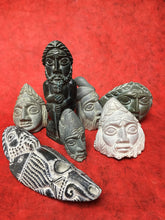 Load image into Gallery viewer, Zeus Statue, Hand made stone sculpture, Greek Gods Statue, Raw Serpentine Stone