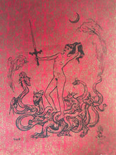 Load image into Gallery viewer, Whore of Babylon, Babylon the great, Screenprint 20"x26"