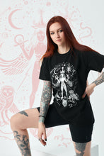 Load image into Gallery viewer, Silver Inanna T-shirt with stars