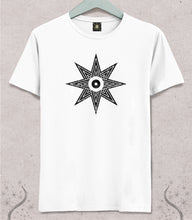 Load image into Gallery viewer, Star of Ishtar T-shirt, Gold & Silver versions