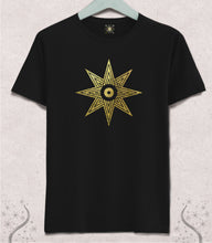 Load image into Gallery viewer, Star of Ishtar T-shirt, Gold & Silver versions