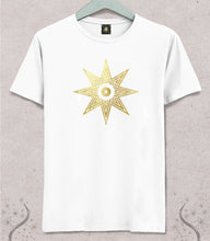 Load image into Gallery viewer, Star of Ishtar T-shirt, Gold & Silver versions