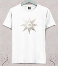 Load image into Gallery viewer, Star of Ishtar T-shirt, Gold & Silver versions