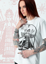 Load image into Gallery viewer, New! Ishtar T-shirt, Extraterrestrial White & Grey