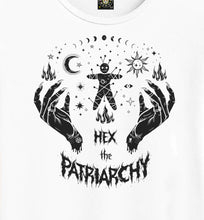 Load image into Gallery viewer, Hex the Patriarchy Tee White