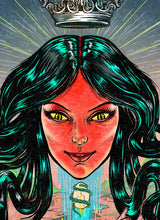 Load image into Gallery viewer, Tiamat Goddess, Queen of Orientis, 29x42 cm
