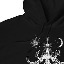 Load image into Gallery viewer, Inanna - Ishtar Black Unisex Hoodie