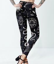 Load image into Gallery viewer, Black Velvet Gothic Leggings