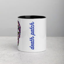 Load image into Gallery viewer, Synth - Death Patch Mug with Color Inside! Black and Red