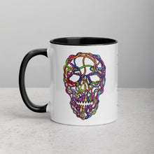 Load image into Gallery viewer, Synth - Death Patch Mug with Color Inside! Black and Red
