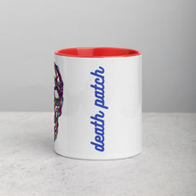 Load image into Gallery viewer, Synth - Death Patch Mug with Color Inside! Black and Red