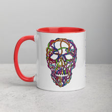 Load image into Gallery viewer, Synth - Death Patch Mug with Color Inside! Black and Red