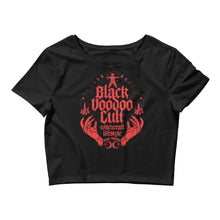 Load image into Gallery viewer, Black Voodoo Cult, Women’s Crop Tee