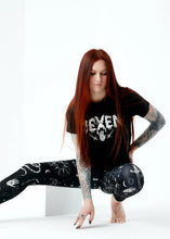 Load image into Gallery viewer, Witch Leggings Black &amp; White Pattern
