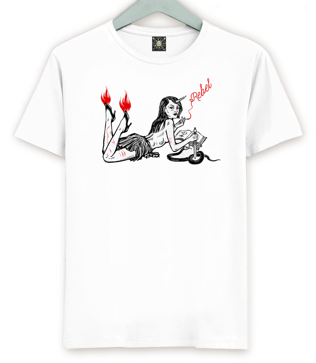 Rebel Witch T-shirt,  Rockabilly Tee