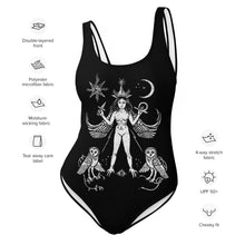 Load image into Gallery viewer, Ishtar, Gothic Swimsuit
