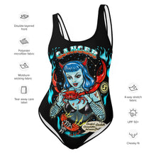 Load image into Gallery viewer, Crab - Cancer Zodiac One-Piece Swimsuit
