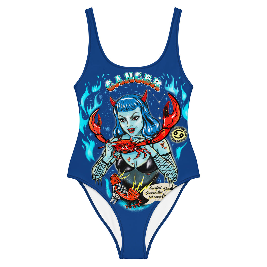 Crab - Cancer Swimsuit - Marine Blue