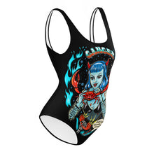 Load image into Gallery viewer, Crab - Cancer Zodiac One-Piece Swimsuit
