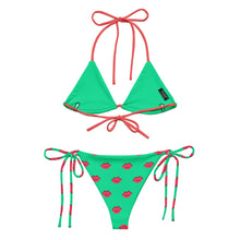 Load image into Gallery viewer, All-over print recycled string bikini
