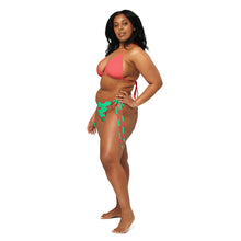 Load image into Gallery viewer, All-over print recycled string bikini
