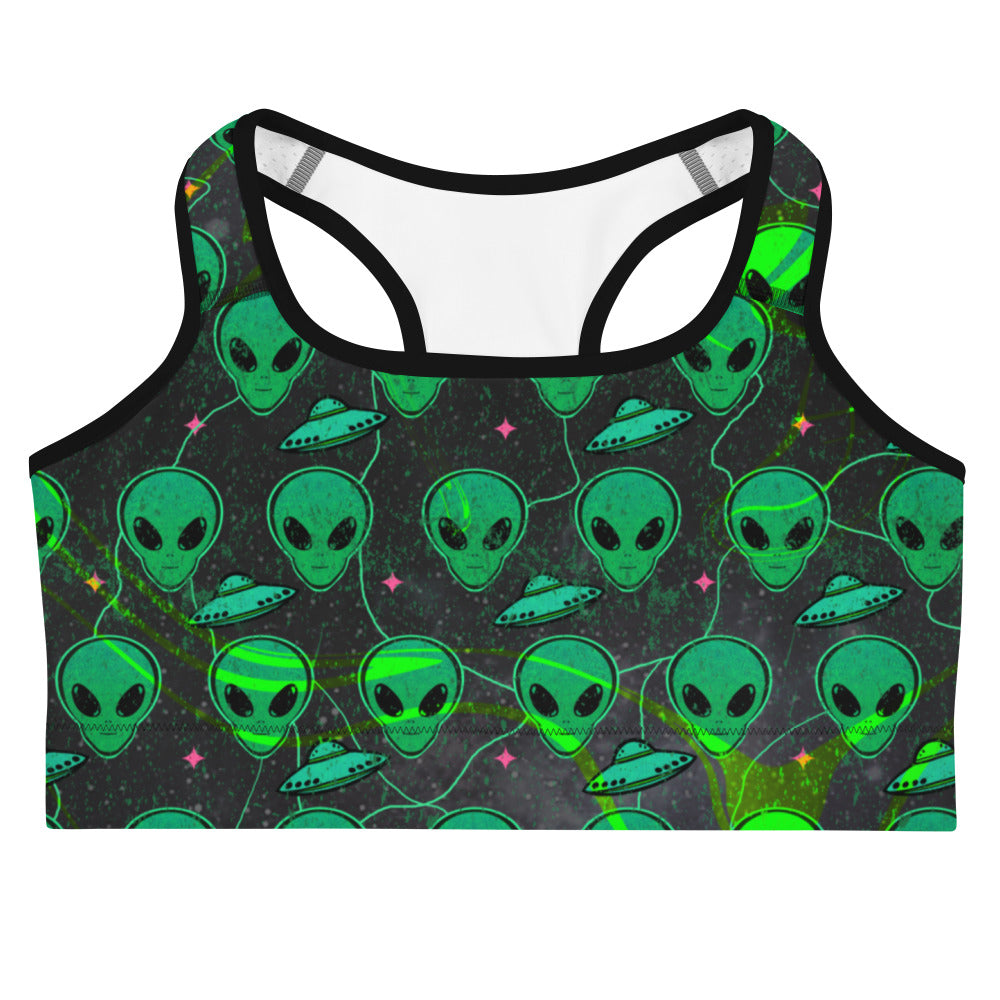 Aliens Sports Bra