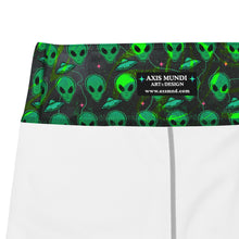 Load image into Gallery viewer, Alien head - UFO Yoga Shorts
