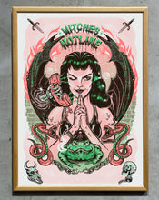 Load image into Gallery viewer, Witches Hotline Screenprint, New!
