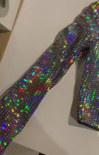 Load and play video in Gallery viewer, Hologram Disco Crop Top
